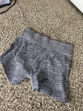 Bozzolo Heather Gray Knit Lounge Shorts